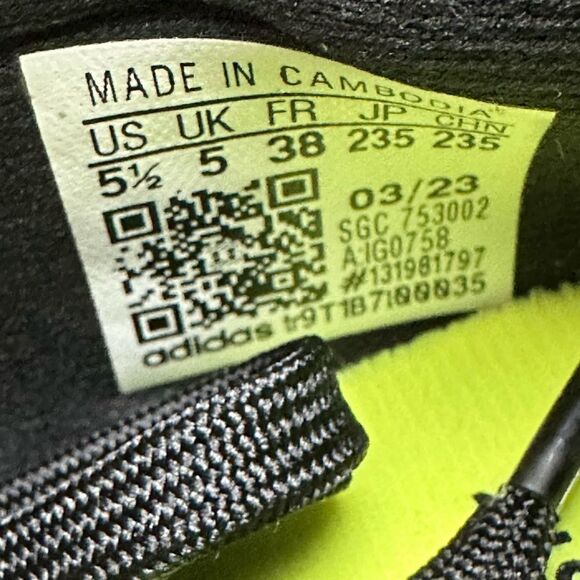 Adidas X Crazyfast.3 FG Soccer Cleats Black Yellow Men 5.5 Women 6.5 IG0758 NIB main image 5